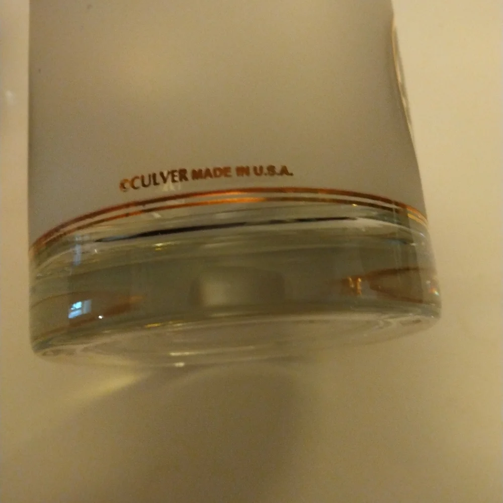 Culver Vintage rock glasses. Bar ware. 4. Good condition - Picture 3 of 3